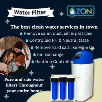 Whole house water softener and water filter